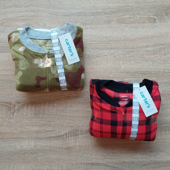 Carters nwt footed pajamas size 12 - Picture 9 of 9